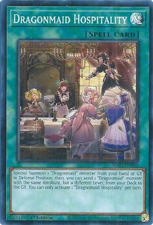 Dragonmaid Hospitality (RA03-EN068) - Quarter Century Bonanza 1st Edition