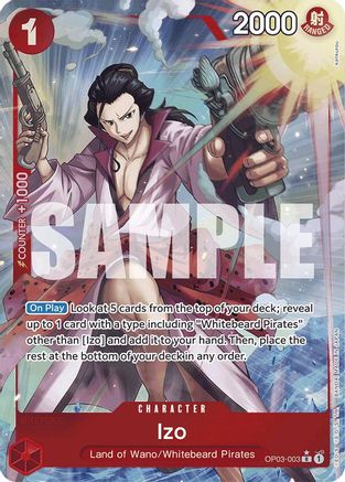 Izo (OP03-003) (Full Art) (OP03-003) - Premium Booster Foil