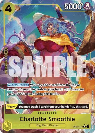 Charlotte Smoothie (Full Art) (OP03-110) - Premium Booster Foil