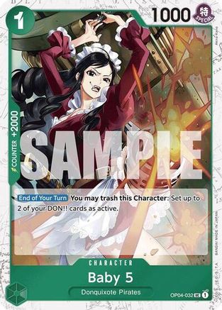 Baby 5 (OP04-032) (Jolly Roger Foil) (OP04-032) - Premium Booster Foil