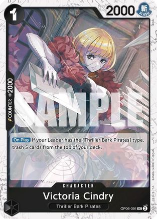 Victoria Cindry (Jolly Roger Foil) (OP06-091) - Premium Booster Foil