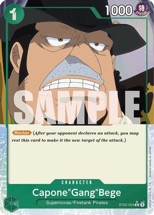 Capone"Gang"Bege (ST02-004) (Extended Art) (ST02-004) - Premium Booster Foil