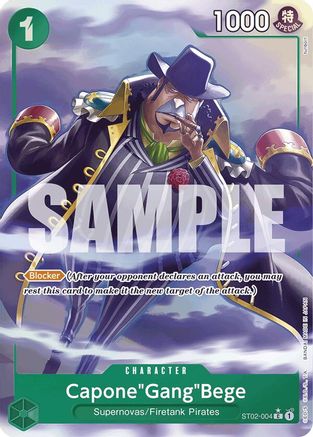 Capone"Gang"Bege (ST02-004) (Alternate Art) (ST02-004) - Premium Booster Foil