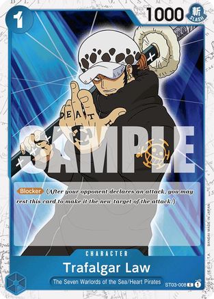 Trafalgar Law (ST03-008) (Jolly Roger Foil) (ST03-008) - Premium Booster Foil