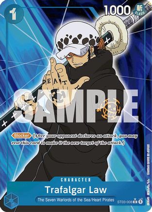 Trafalgar Law (ST03-008) (Full Art) (ST03-008) - Premium Booster Foil