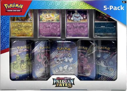 Pokémon - Paldean Fates 5 Mini Tins