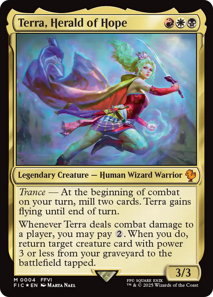 Terra, Herald of Hope (FIC-004) - Commander: FINAL FANTASY Foil