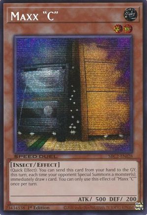Maxx "C" (PSR) (SBC2-ENI28) - Speed Duel: Battle City Finals 1st Edition