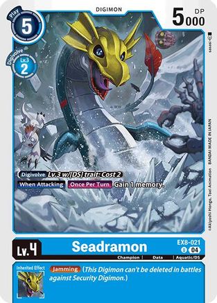 Seadramon (EX8-021) - Chain of Liberation