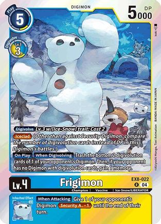 Frigimon (EX8-022) - Chain of Liberation Foil