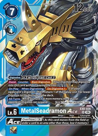 MetalSeadramon ACE (EX8-026) - Chain of Liberation Foil