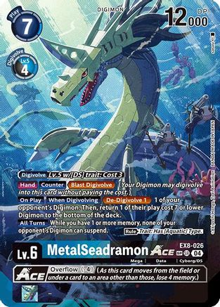 MetalSeadramon ACE (Textured) (EX8-026) - Chain of Liberation Foil