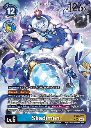 Skadimon (Alternate Art) (EX8-028) - Chain of Liberation Foil
