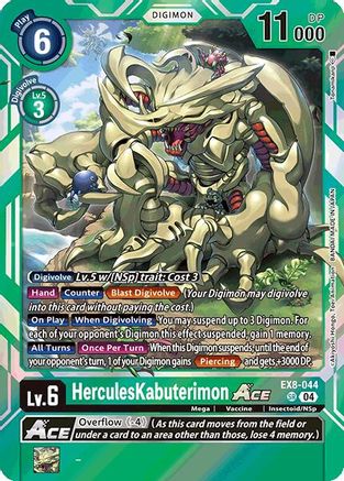 HerculesKabuterimon ACE (EX8-044) - Chain of Liberation Foil