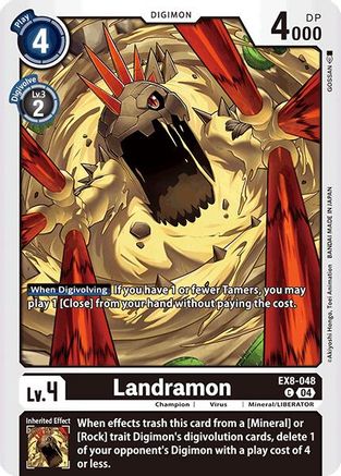 Landramon (EX8-048) - Chain of Liberation