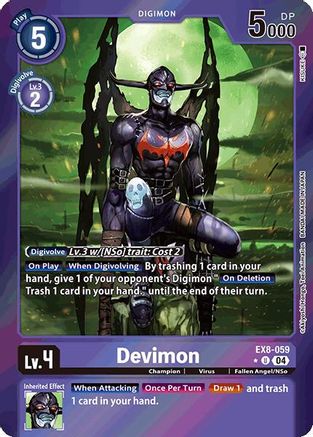 Devimon (Limited Foil) (EX8-059) - Chain of Liberation Foil