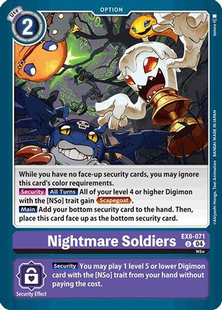 Nightmare Soldiers (EX8-071) - Chain of Liberation