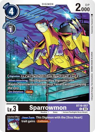 Sparrowmon (BT19-057) - Release Special Booster 2.5
