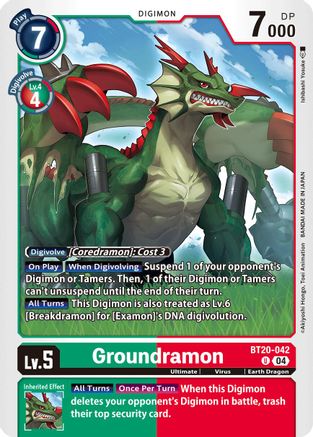 Groundramon (BT20-042) - Release Special Booster 2.5
