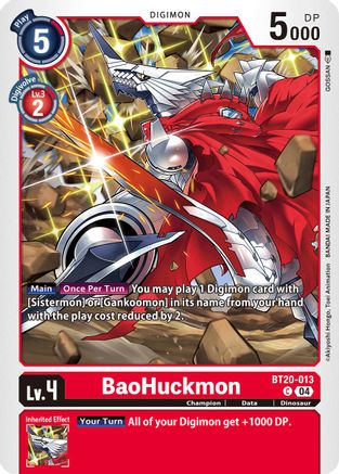 BaoHuckmon (BT20-013) - Release Special Booster 2.5