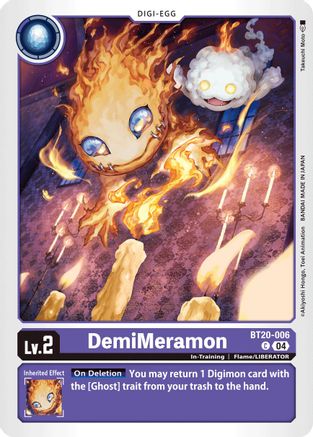 DemiMeramon - BT20-006 (BT20-006) - Release Special Booster 2.5