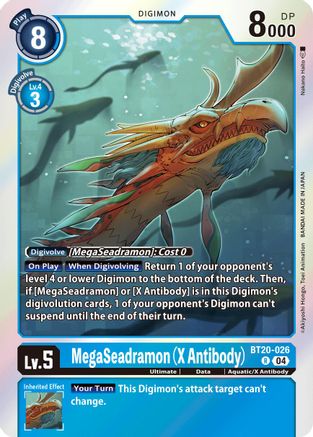MegaSeadramon (X Antibody) (BT20-026) - Release Special Booster 2.5 Foil