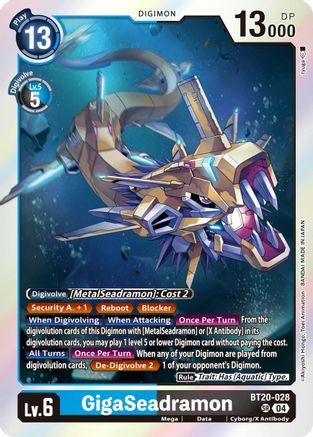 GigaSeadramon (BT20-028) - Release Special Booster 2.5 Foil