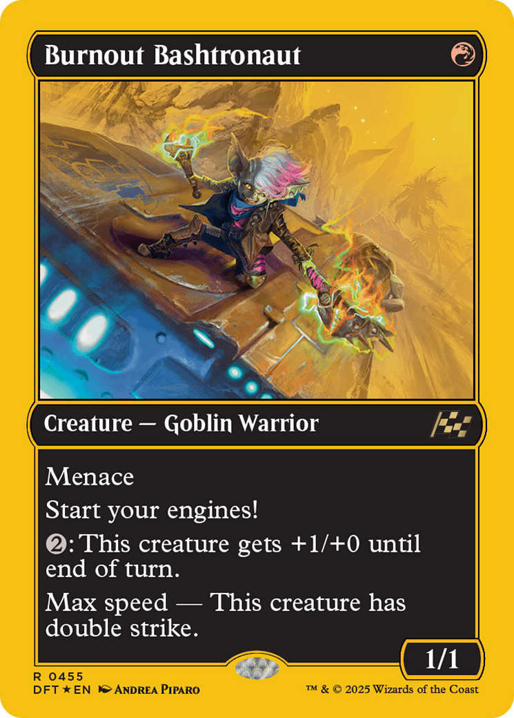 Burnout Bashtronaut (First-Place Foil) (DFT-455) - Aetherdrift Foil
