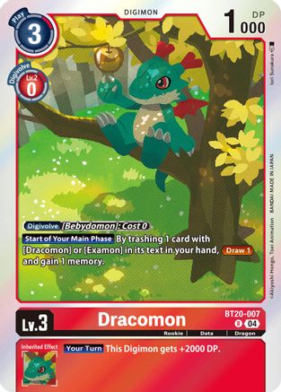Dracomon (BT20-007) - Release Special Booster 2.5 Foil