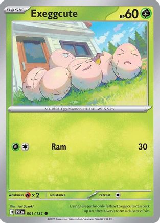 Exeggcute - SV Prismatic Evolutions Reverse Holofoil