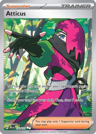 Atticus - 133/131 133 - SV Prismatic Evolutions Holofoil