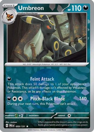 Umbreon (Poke Ball Pattern) 59 - SV Prismatic Evolutions Holofoil