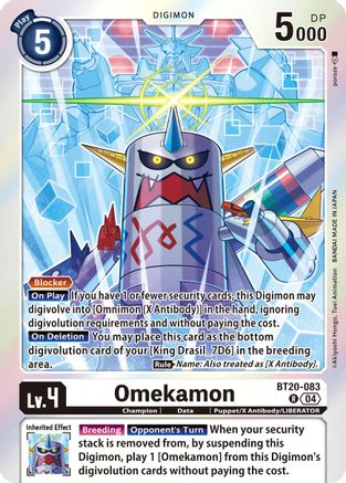 Omekamon (BT20-083) - Release Special Booster 2.5 Foil