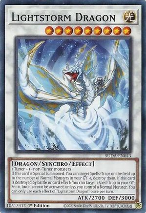 Lightstorm Dragon (SUDA-EN043) - Supreme Darkness 1st Edition