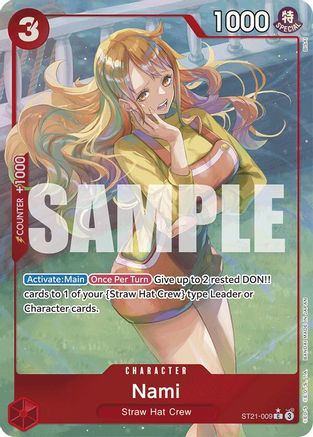 Nami (Parallel) (ST21-009) - Starter Deck EX: Gear 5 Foil