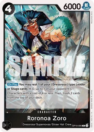 Roronoa Zoro (095) (OP10-095) - Royal Blood Foil