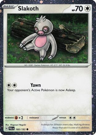 Slakoth (Cosmos Holo) 160 - Miscellaneous Cards & Products Holofoil