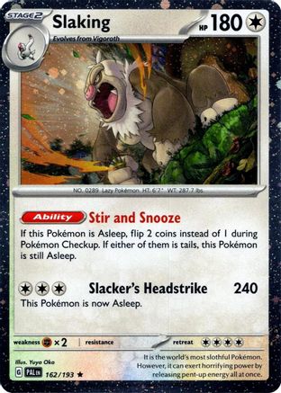 Slaking (Cosmos Holo) 162 - Miscellaneous Cards & Products Holofoil