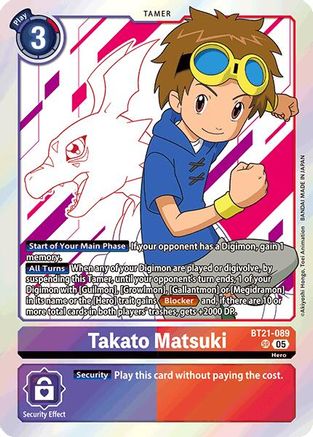 Takato Matsuki (BT21-089) - World Convergence Foil
