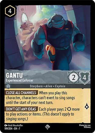 Gantu - Experienced Enforcer (199/204) - Archazias Island Cold Foil