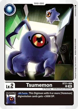 Tsumemon (BT21-006) - World Convergence