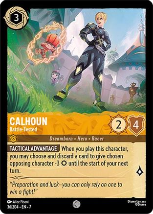Calhoun - Battle-Tested (36/204) - Archazias Island Cold Foil
