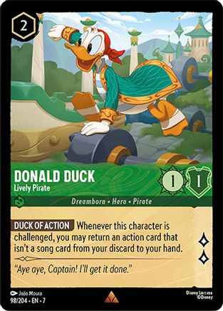 Donald Duck - Lively Pirate (98/204) - Archazias Island