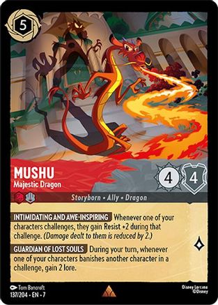 Mushu - Majestic Dragon (137/204) - Archazias Island