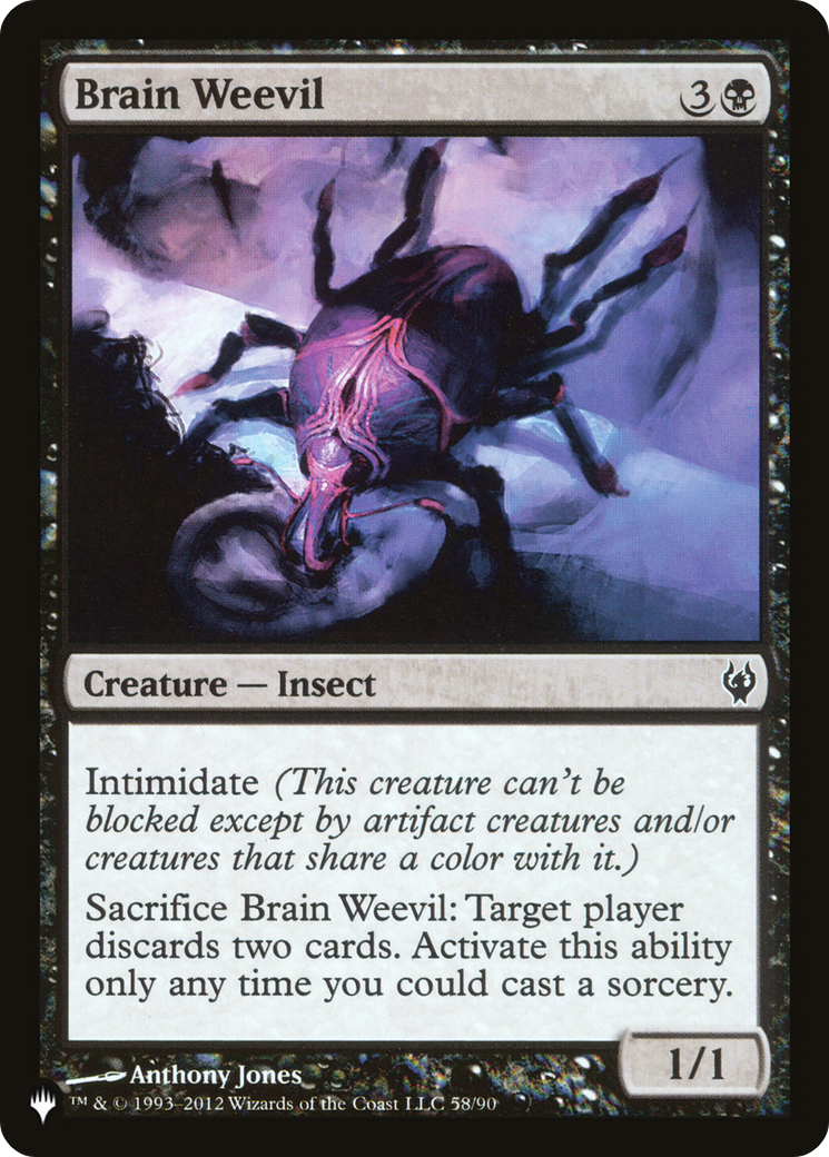 Brain Weevil (PLST-DDJ-58) - The List