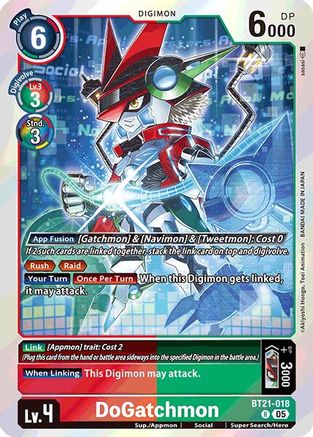DoGatchmon (BT21-018) - World Convergence Foil