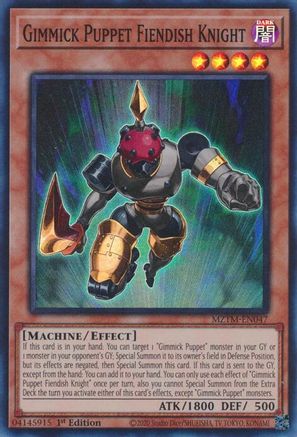 Gimmick Puppet Fiendish Knight (MZTM-EN047) - Maze of the Master 1st Edition