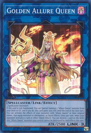 Golden Allure Queen (MZTM-EN058) - Maze of the Master 1st Edition