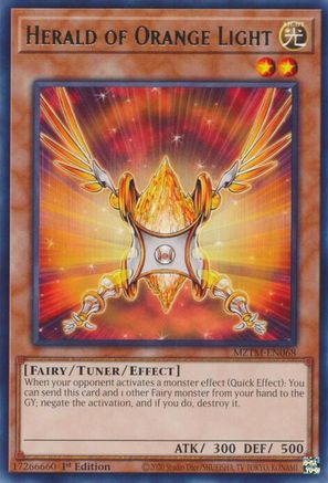 Herald of Orange Light (MZTM-EN068) - Maze of the Master 1st Edition