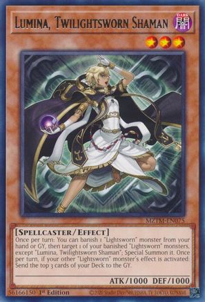Lumina, Twilightsworn Shaman (MZTM-EN075) - Maze of the Master 1st Edition